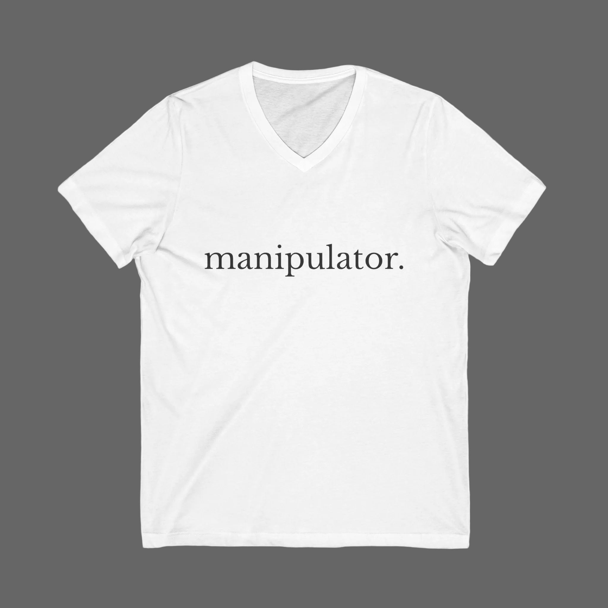 Manipulator Men's V-Neck Tee – Wear Your Intentions