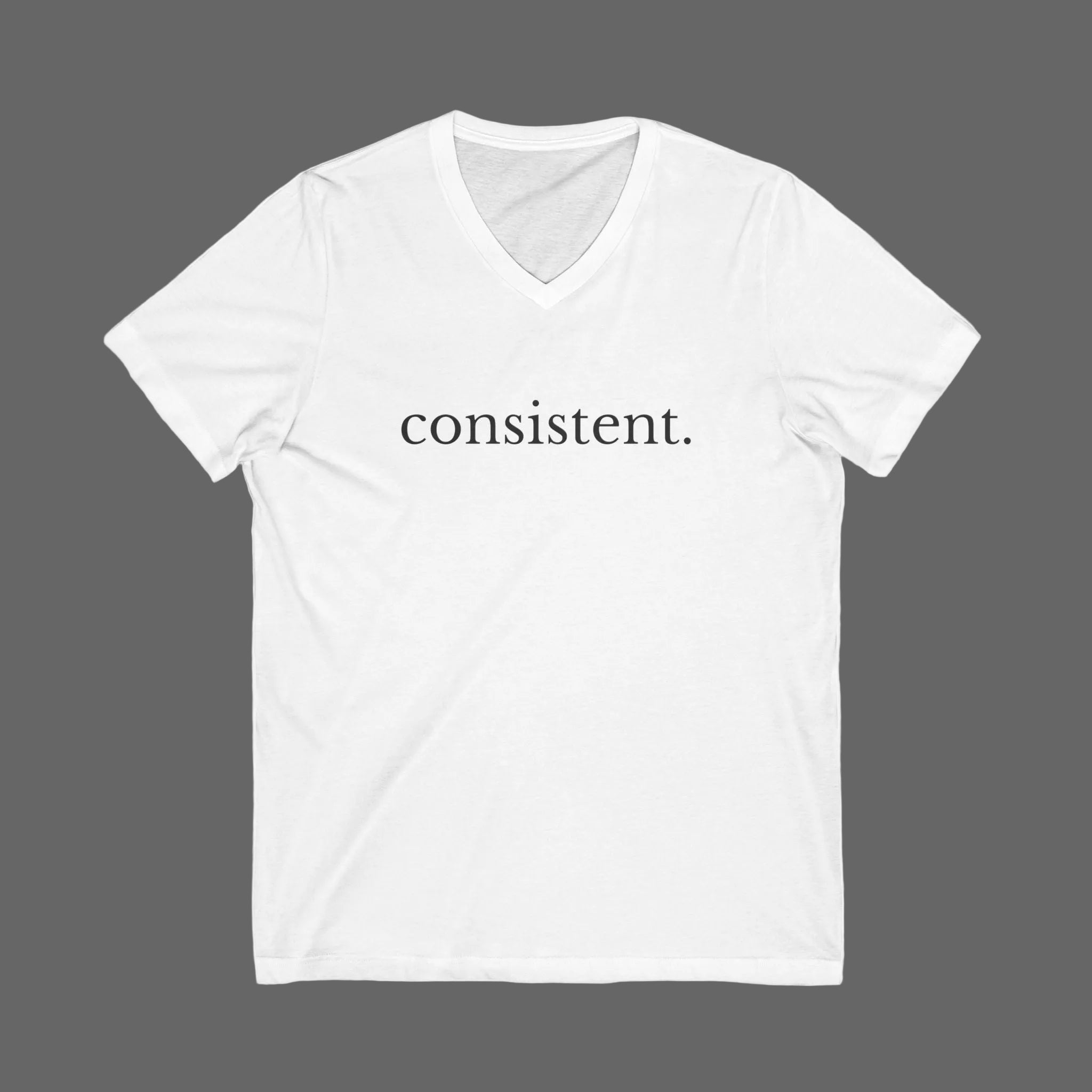 Consistent Men's V-Neck Tee – Wear Your Intentions