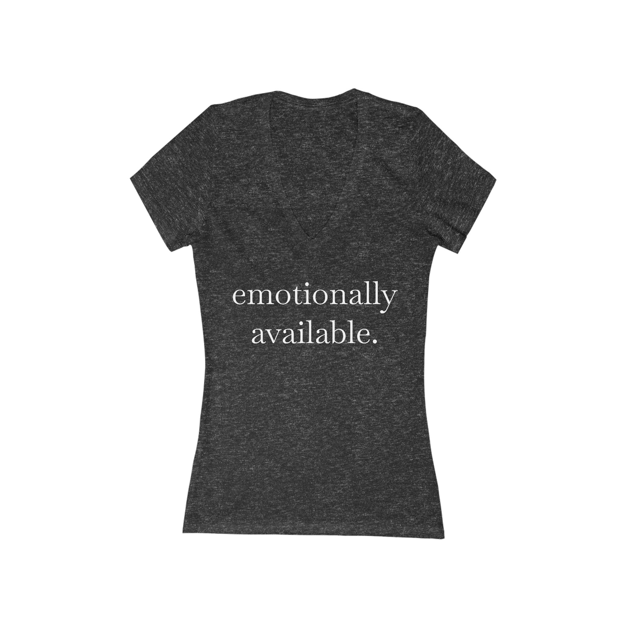 Knows Her Feelings Women's V-Neck Tee – Wear Your Intentions