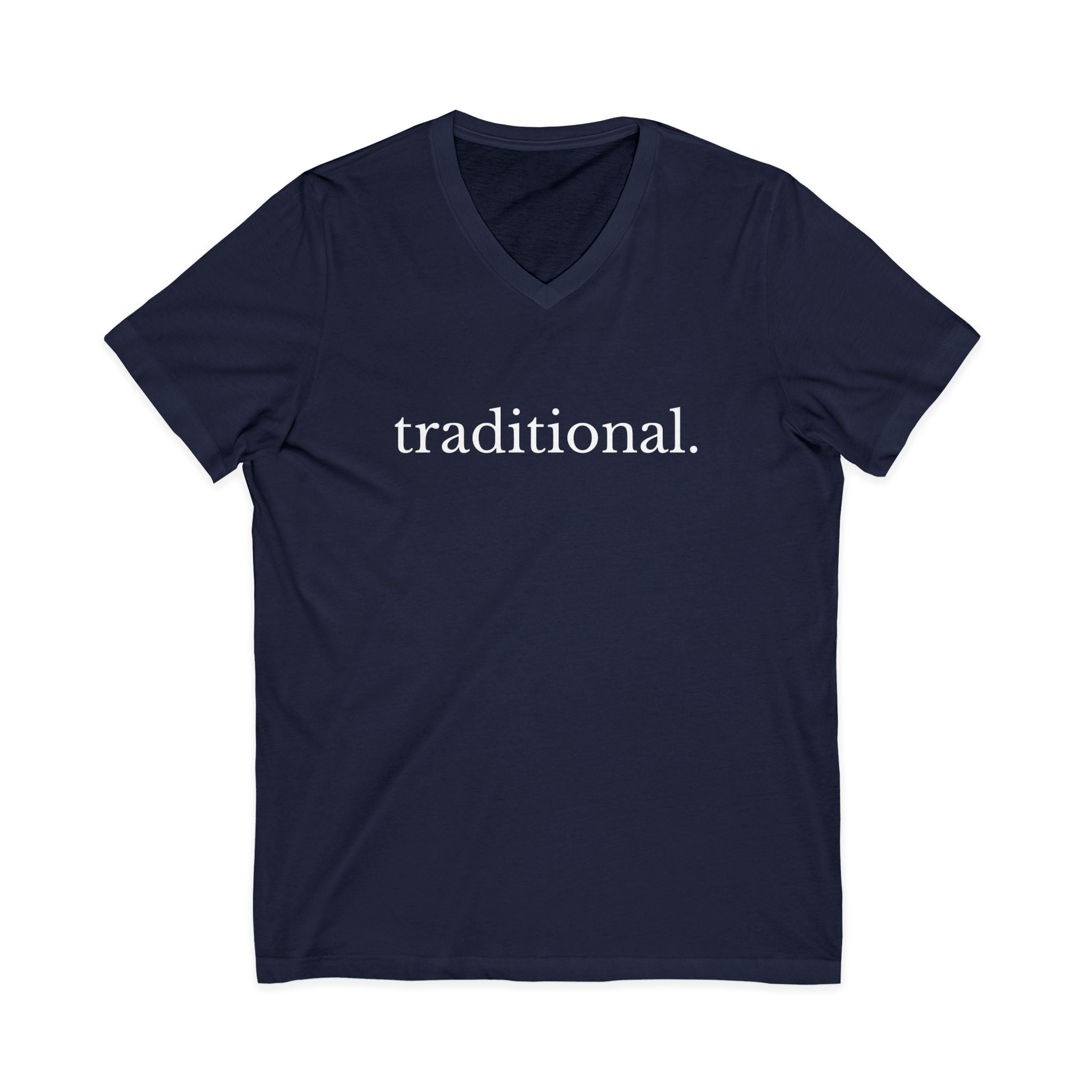 Traditional Men's V-Neck Tee – Wear Your Intentions