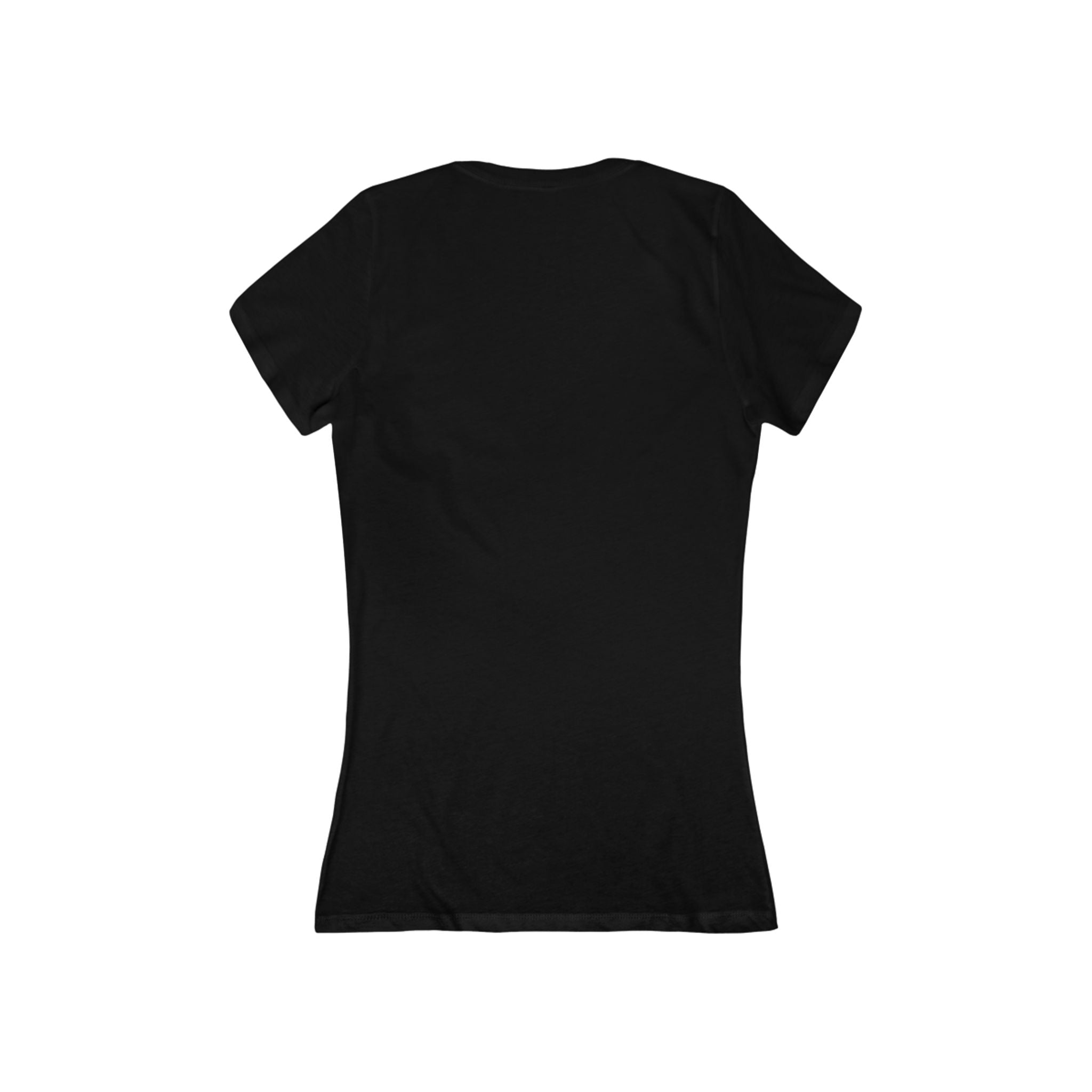Women's Deep V-Neck Tee, "seeking"