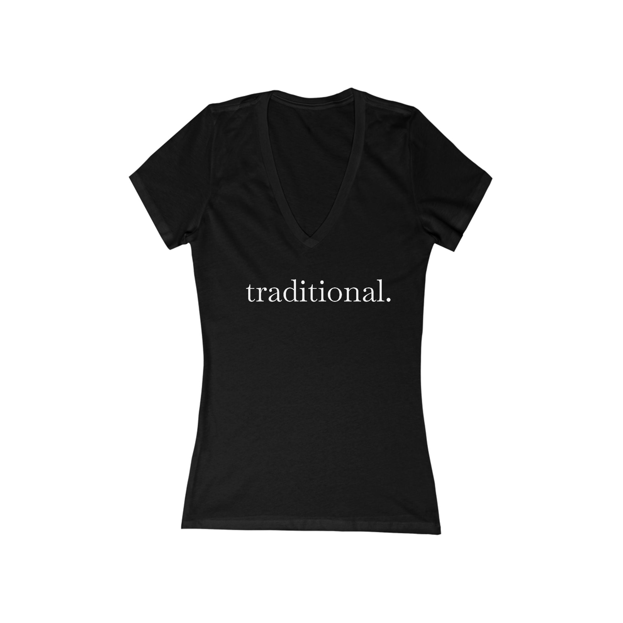 Traditional Values Women's V-Neck Tee – Wear Your Intentions