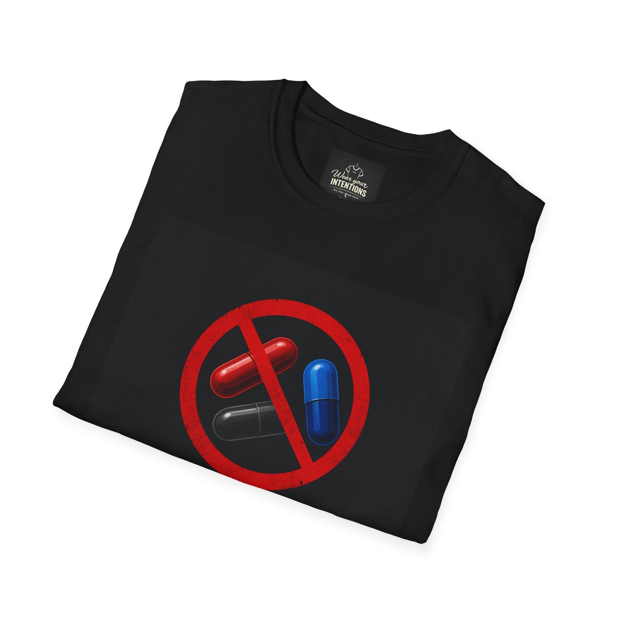 "Reject Labels" Red pill/Blue pill - Premium T Shirt