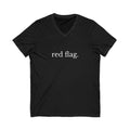 Red Flag Men's V-Neck Tee – Wear Your Intentions