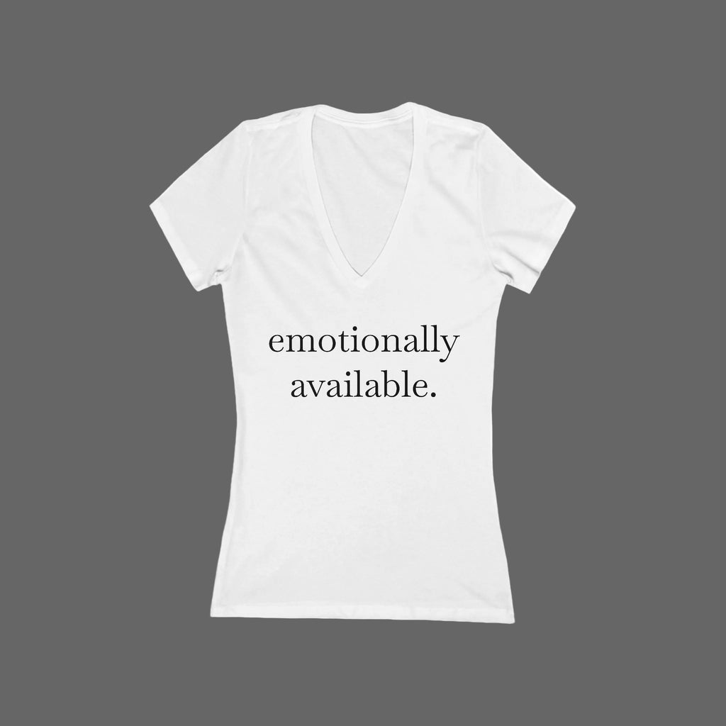 Knows Her Feelings Women's V-Neck Tee – Wear Your Intentions