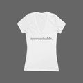 Approachable Women's V-Neck Tee – Wear Your Intentions
