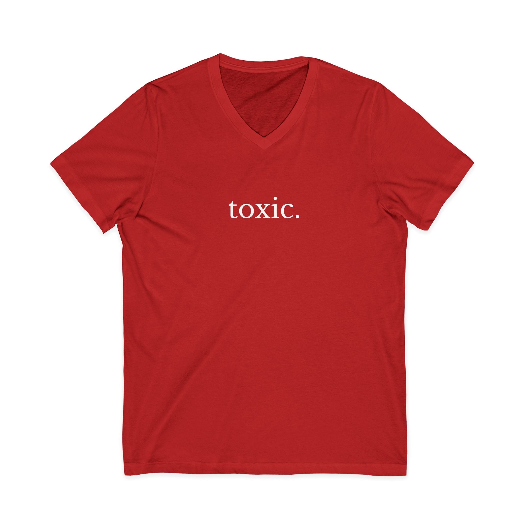 Toxic Men's V-Neck Tee – Wear Your Intentions