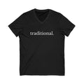 Traditional Men's V-Neck Tee – Wear Your Intentions