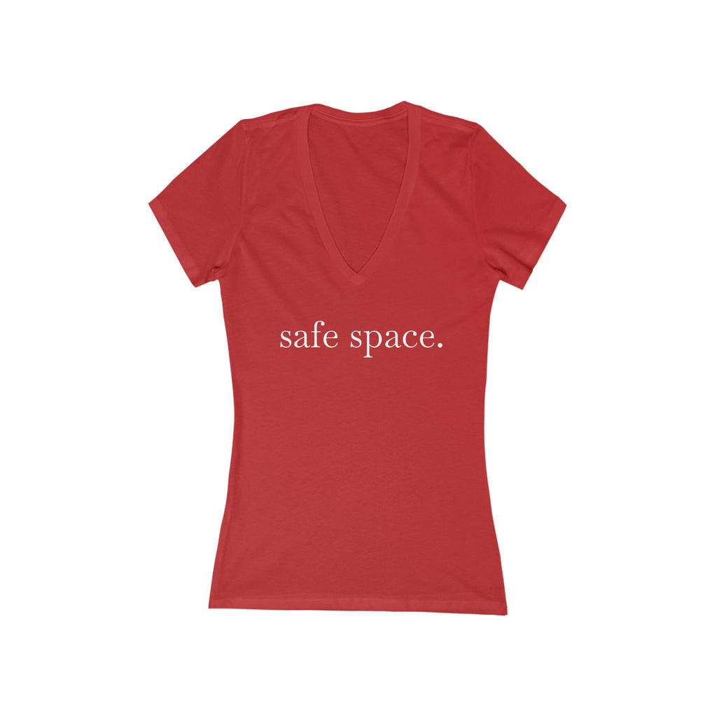Emotional Support Women's V-Neck Tee – Wear Your Intentions