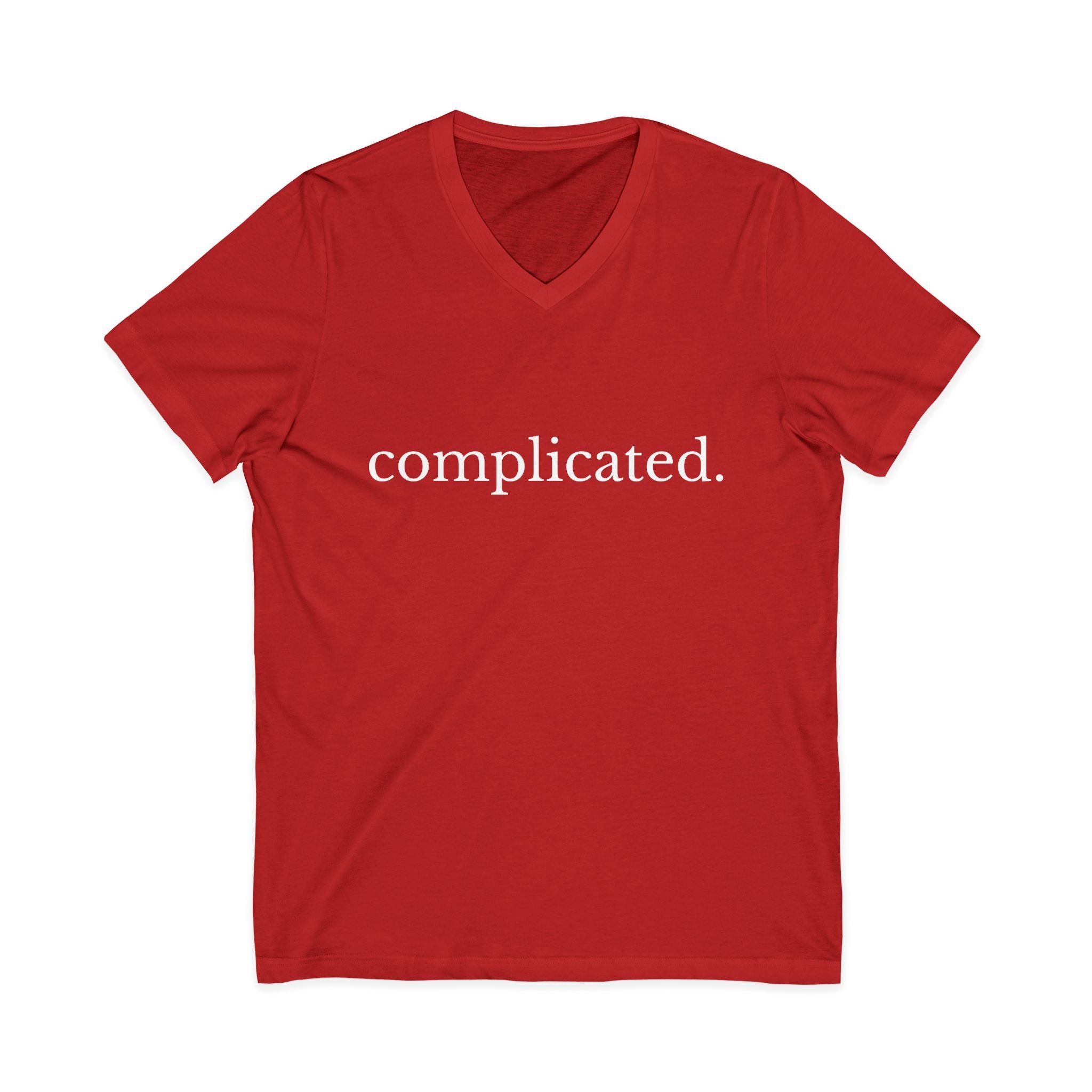 Complicated Men's V-Neck Tee – Wear Your Intentions